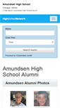 Mobile Screenshot of amundsenhighschool.org